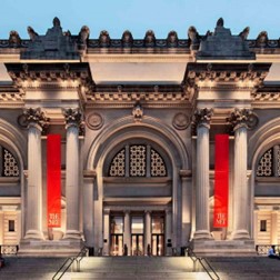 The outside of the MET